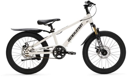 Generation X6 20 inch Wit – Kinderfiets met Spatborden