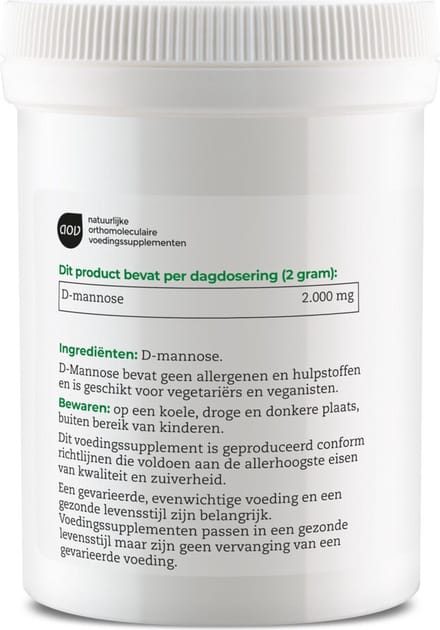 AOV 823 D-Mannose - 2 x 50 gr - Voordeelverpakking