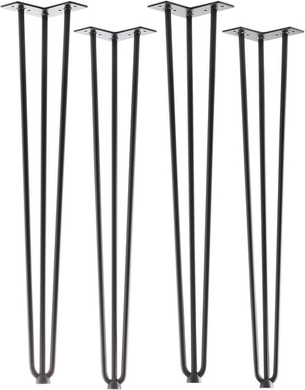 4 stuks Hairpin Tafelpoten Zwart - 710 mm Hoogte - Stijlvol en Functioneel