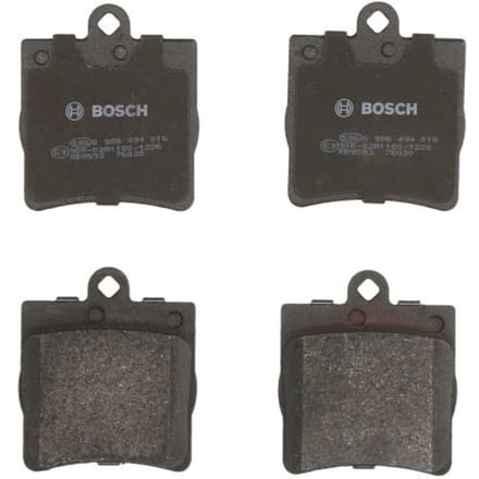Remblokset BOSCH 0 986 494 016, achter