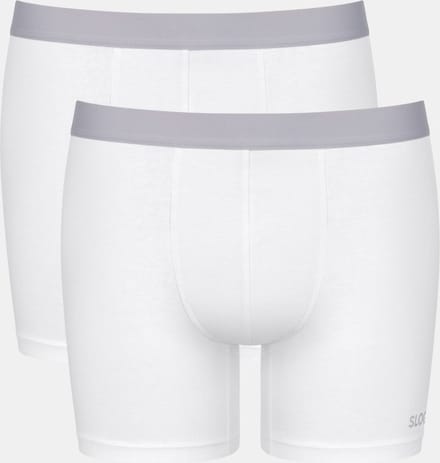 sloggi men GO ABC 2.0 Short 2P Heren Onderbroek - WHITE - Maat XL