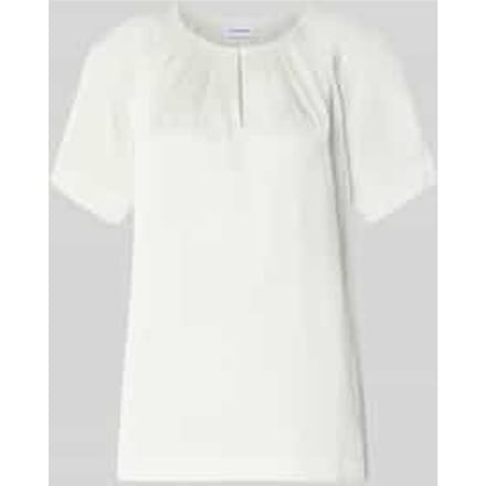 Relaxed fit blouse met geplooide plooien