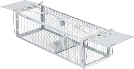 diervriendelijke muizenval - herbruikbaar - 11,5 x 40 x 14,5 cm - inloopval - muizen - ratten