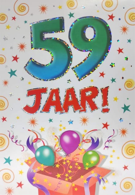 Verjaardagskaart - That Funny Age - 59 jaar - Met Envelop - Per stuk