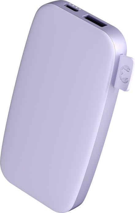 Fresh 'n Rebel Powerbank 6000 mAh - Compacte Powerbank iPhone & Samsung - USB-C en USB-A - Dreamy Lilac