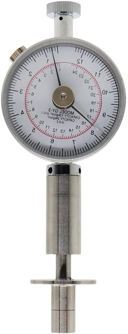 Fruit Hardheid Tester - Rijpheidmeter - Kwaliteitsbeoordeling Fruit - Piekgeheugen Display - 140 x 60 x 30 mm - Zoals afgebeeld