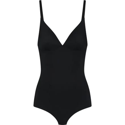 Bye Bra Corrigerende String Bodysuit, zonder Beugel, Stevige Correctie, Shapewear String Body, Zwart, XL