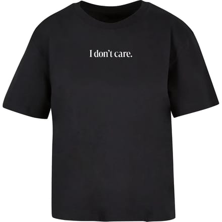 Dames-T-shirt Miss Tee I Don´t Care