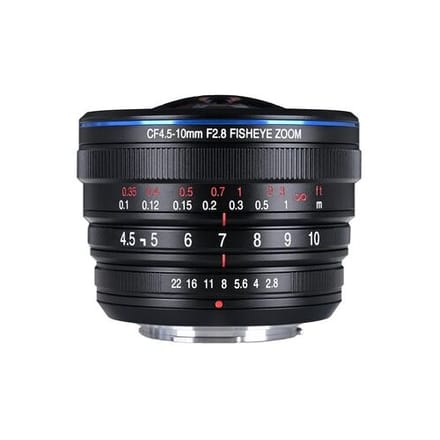 LAOWA 4,5-10 mm f/2,8 CF Zoom Fisheye  Micro Vier Derde