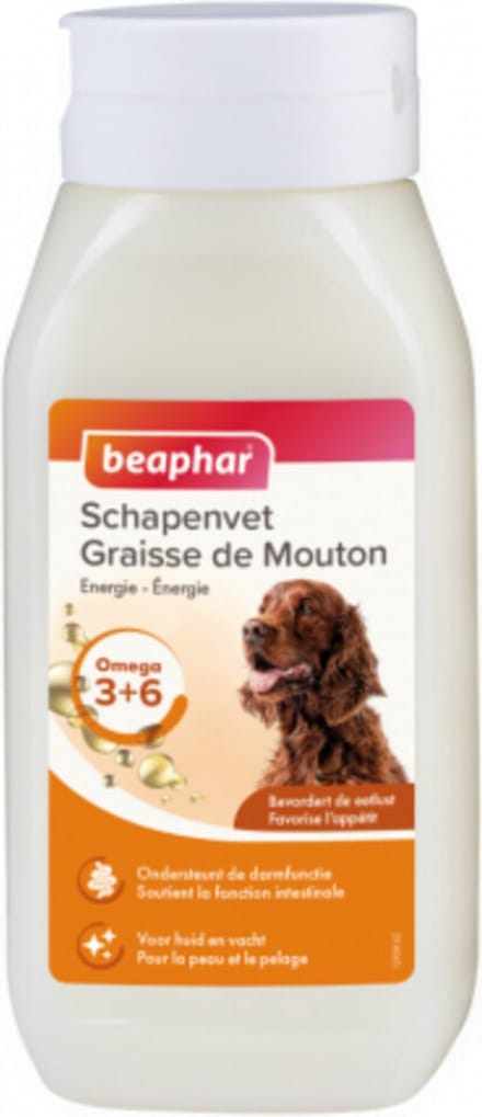 6x Beaphar Schapenvet Naturel 430 ml