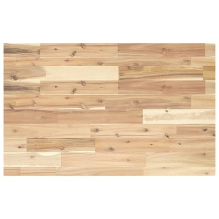 vidaXL - Wastafelblad - 60x50x4 - cm - onbehandeld - massief - acaciahout