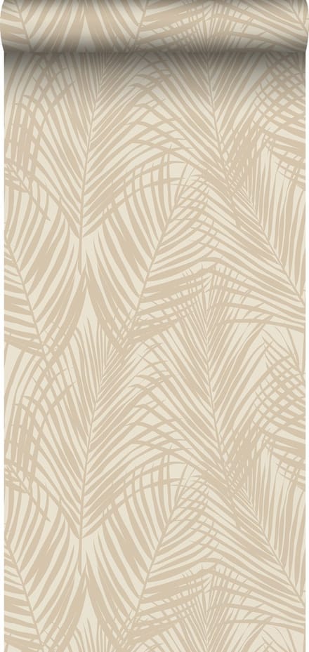 ESTAhome behang palmbladeren lichtbeige - 53 cm x 10.05 m - 139430