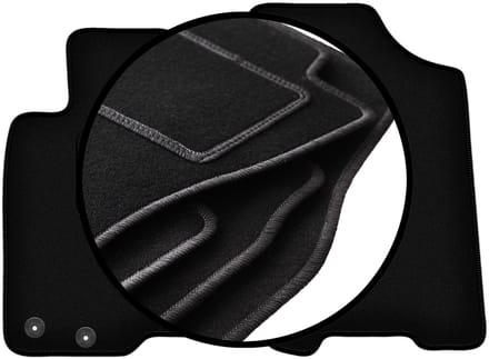 Complete set veloursmatten voor: Nissan Navara IV pick-up (2014-)