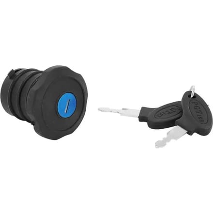 Bouchon de réservoir à clé antivol à pousser pour mobylette MBK 50 AV88 Ø38mm