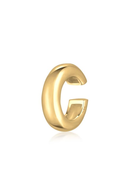Elli - Oorbellen - Dames oorklem Basis Chunky in 925 sterling zilver - Dames