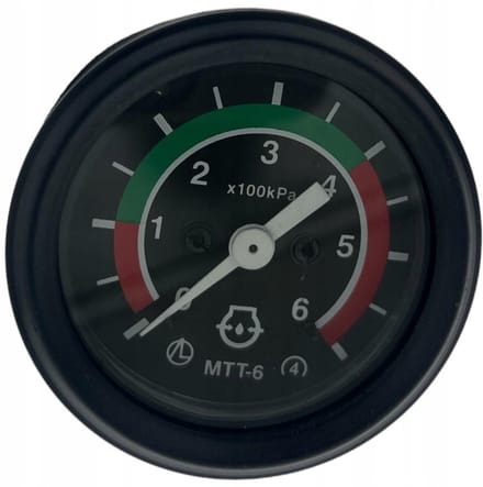 MTZ Belarus - Mechanische Oliedrukmeter - 60 mm - 0-6 Bar