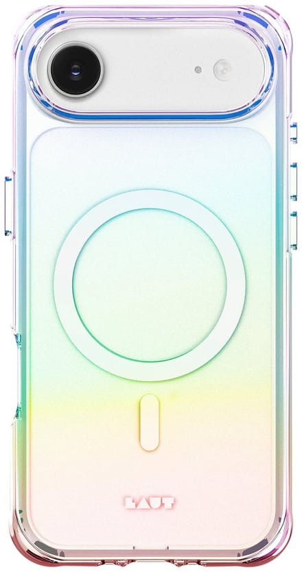 LAUT Aero Holo iPhone Air Hoesje – Holo Pearl – Transparant – MagSafe Compatibe