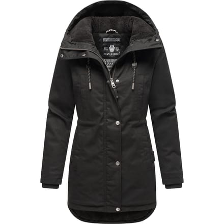 Navahoo Winterfunke dames winterjas met teddyvoering