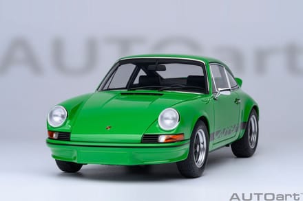 AUTOart 1/18 Porsche 911 Carrera 2.7 RS, Viper Green with Black stripes