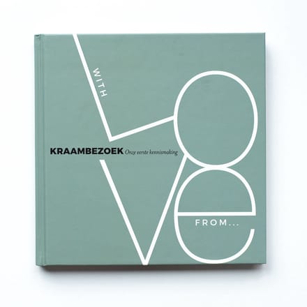 Kraambezoek boek - kraamvisite- invulboek - Kraamboek