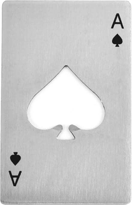 Professionele poker opener van acryl voor het eenvoudig openen van kaarten en chips