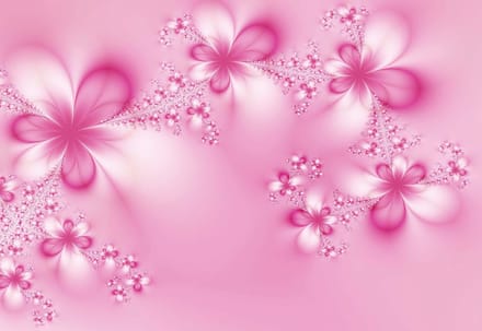 Fotobehang Flowers Abstract Nature | PANORAMIC - 250cm x 104cm | 130g/m2 Vlies