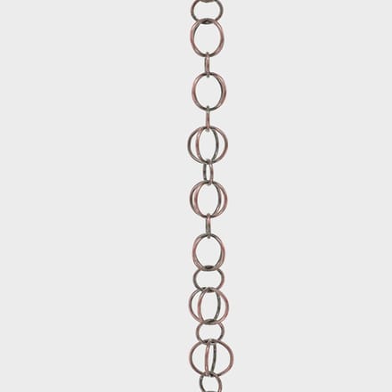 Decoratieve regenketting - Functionele afvoer - Buiten decoreren - Elegant dubbel ring ontwerp - 1 meter tot 10 meter