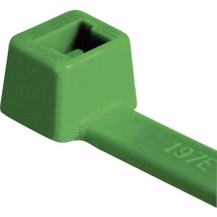 HellermannTyton 111-03014 T30R-PA66-GN Kabelbinder 150 mm 3.50 mm Groen Hoge trekvastheid 100 stuk(s)