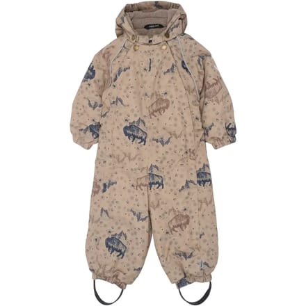 Ski overall polyester voor baby Mikk-Line Aop Floral