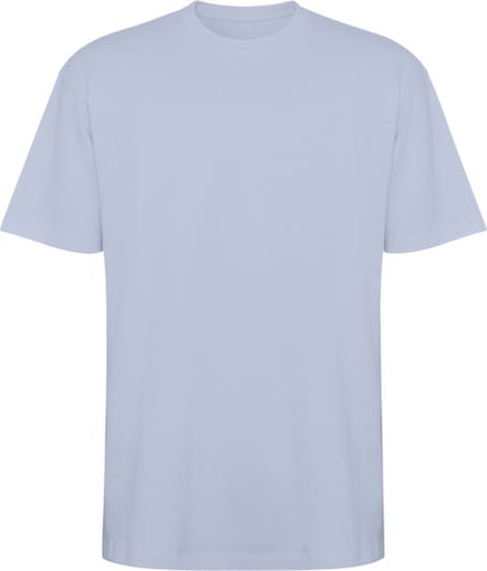 2 Pack Zen Blauw oversized unisex t-shirt katoen Model Bull merk Roly maat L