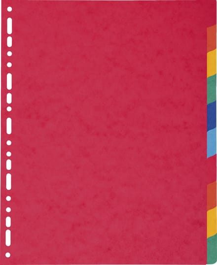 Exacompta 2410E 10x INTERCAL.CARTE LUSTR