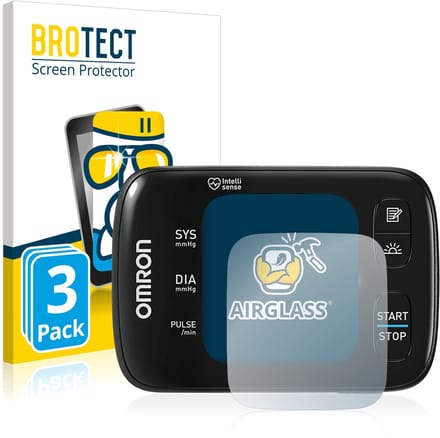 Screenprotector 3 Stuks voor Omron RS7 Intelli IT Beschermglas transparant