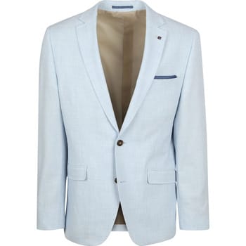 Suitable Colbert Heleen Lichtblauw - Maat 48 - Heren blazer