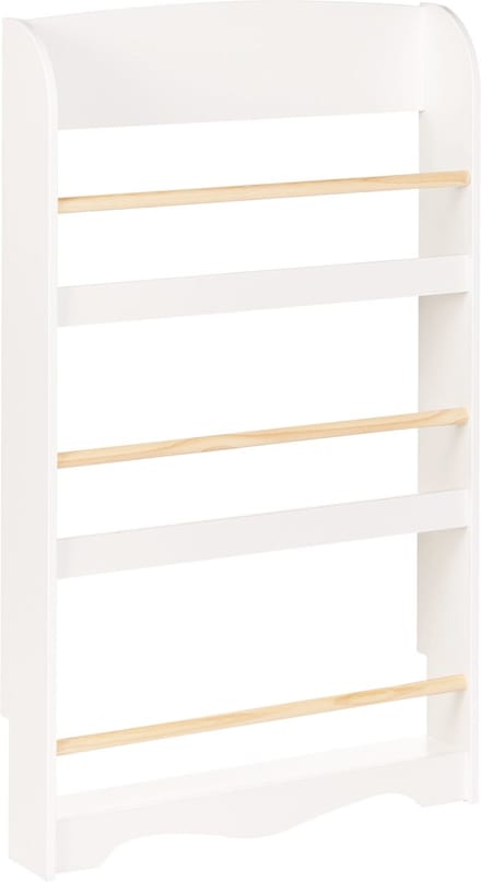 LILOET - Wandboekenkast - Wit - MDF