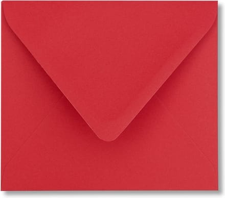 Envelop 12,5 x 14 Pioenrood, 100 stuks