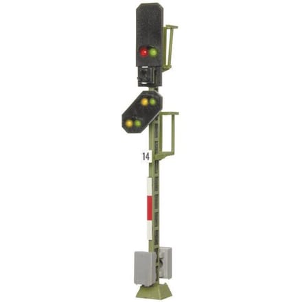 Viessmann Modelltechnik 4014 H0 Lichtsein Met voorsein Bloksein Kant-en-klaar model DB