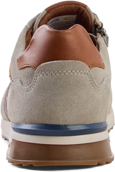 camel active Sneaker met rits aan binnenzijde - Maat menswear-43 - Beige