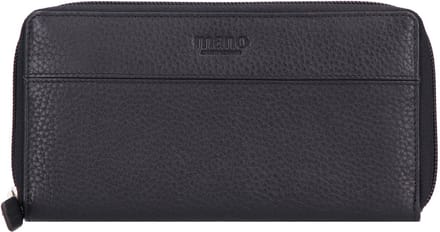 mano Don Tommas Leren Portemonnee 18 cm - Dames - Horizontaal - schwarz