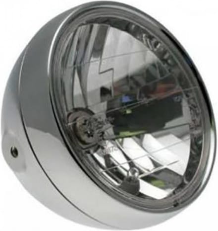 Gekke koplamp voor auto Chroom naakte koplamp Gloednieuw