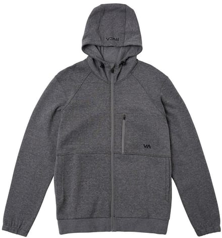 Rvca Va Sport Tech Sweatshirt Met Rits Grijs S Man