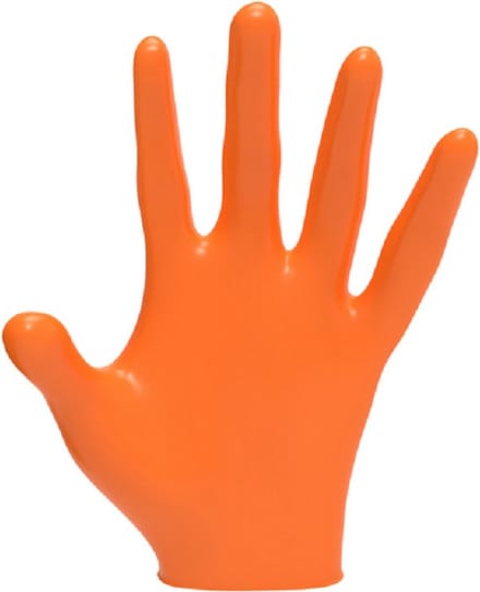 LEVEL3 Nitrile Handschoenen 100pcs - ORANGE - EXTRA LARGE