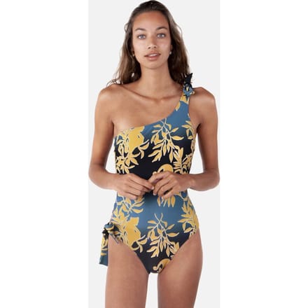Barts Marilla One Shoulder One Piece old blue Dames Badpak - Maat 42