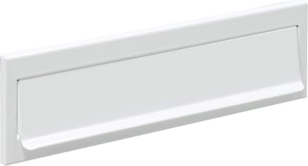 Brievenbus Klep - Postklep Deur - Post Ontvangen - Buitenmontage - 24.8 x 7.3 cm - Wit