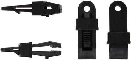 ProPlus Tenttapijtclips - Klem Model - Versterkte Grip - 83 x 32 x 21 mm - 4 stuks