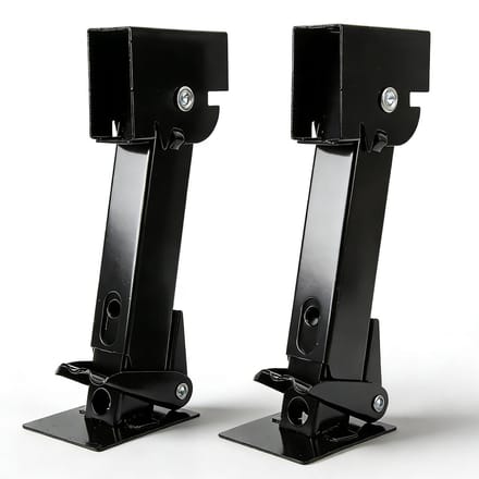 Telescopische Vouwbare Stabilisatie Jacks voor Trailers - 650lb Steun, 1000lb Hefcapaciteit