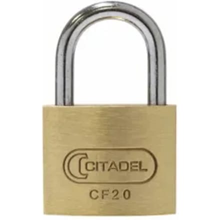 Abus Hangslot Met Sleutel Cf20 - Massief Messing Voor Kluisje - Behuizing 20mm