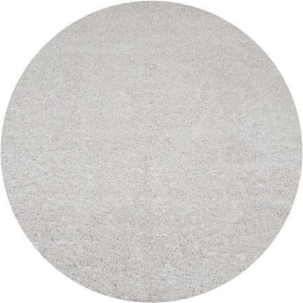 Vloerkleed Buddy Cream ø200 cm - Hoogpolig Vloerkleed – Modern / Japandi Design