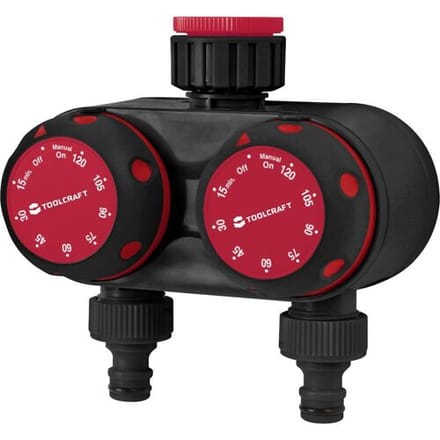TOOLCRAFT 2302367 Besproeiingsbesturing Bewateringstimer Duo