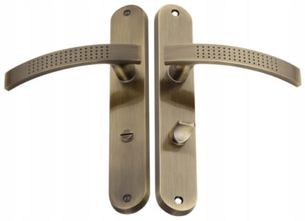 Gamet Talia Basic - Deurklink Binnen - Antiek Messing - Langschild - WC