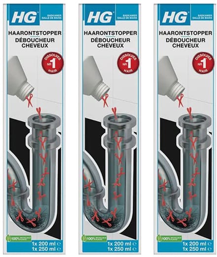 HG Haaronstopper 3 stuks + GRATIS KwastenDiscounter handschoenen